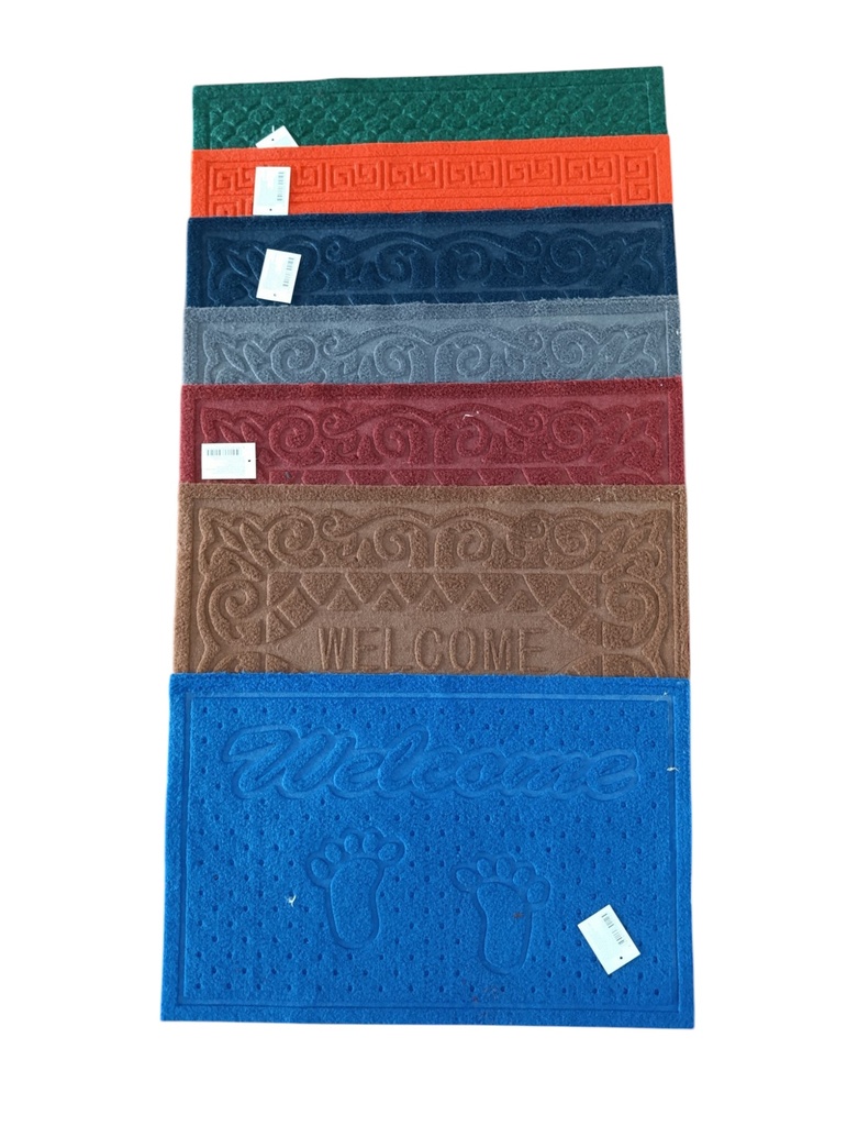 ALFOMBRA POLIESTER / GOMA  40 x 60