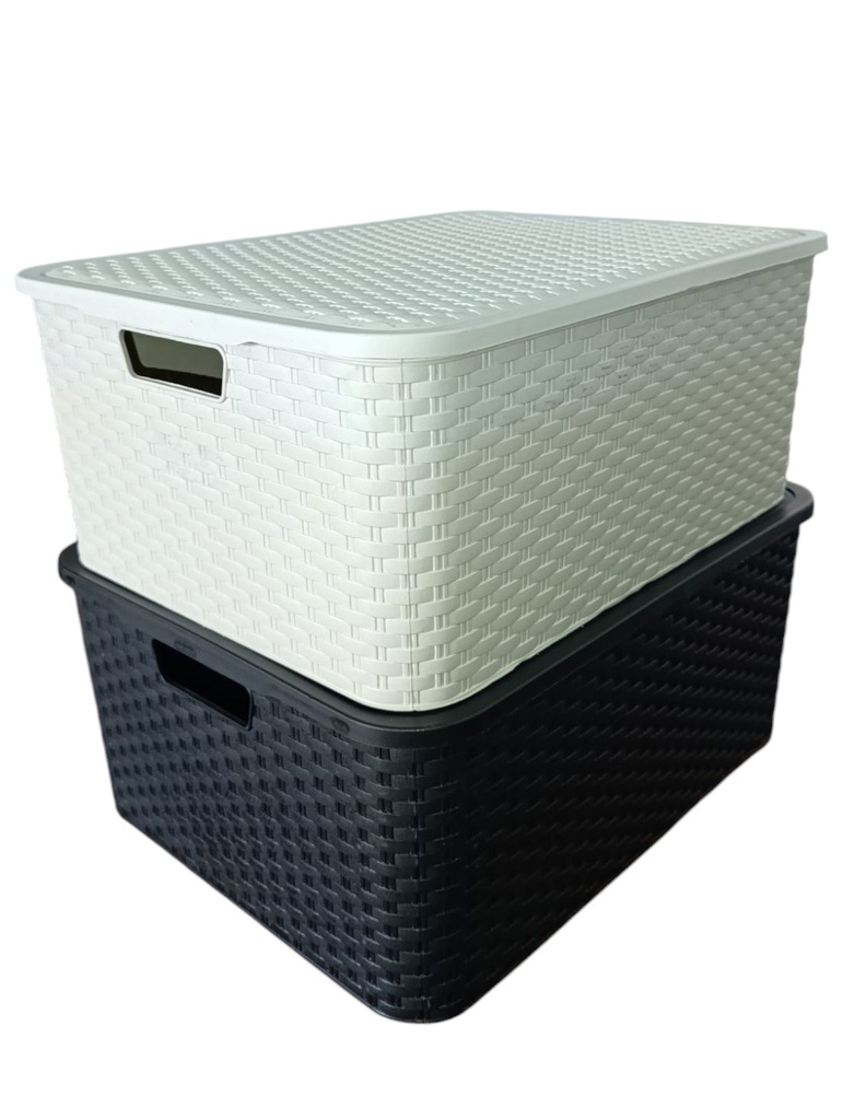 CANASTO C/T SIMIL RATAN N°4 - 36,5x47x20