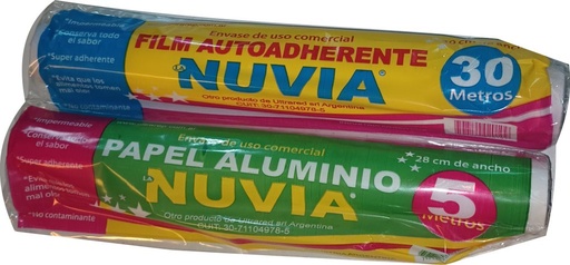 [2005] PAPEL DE ALUMINIO x 5 m.  "NUVIA"