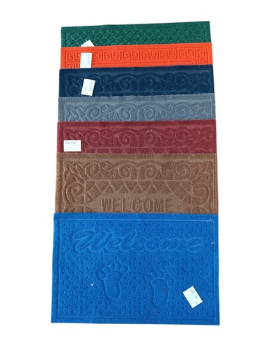[U5009] ALFOMBRA POLIESTER / GOMA  40 x 60